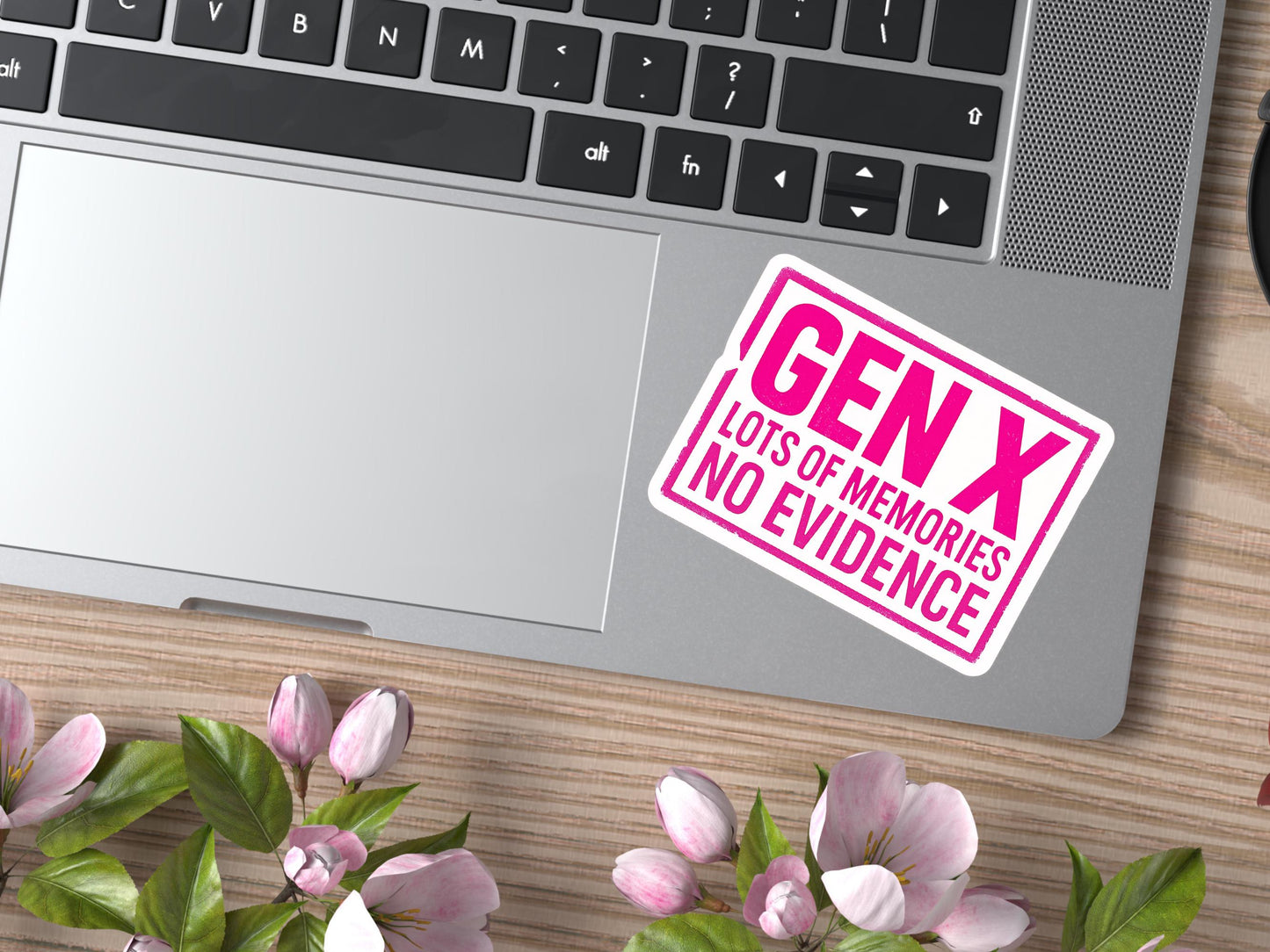 Pink Gen X Lots Of Memories No Evidence Sticker