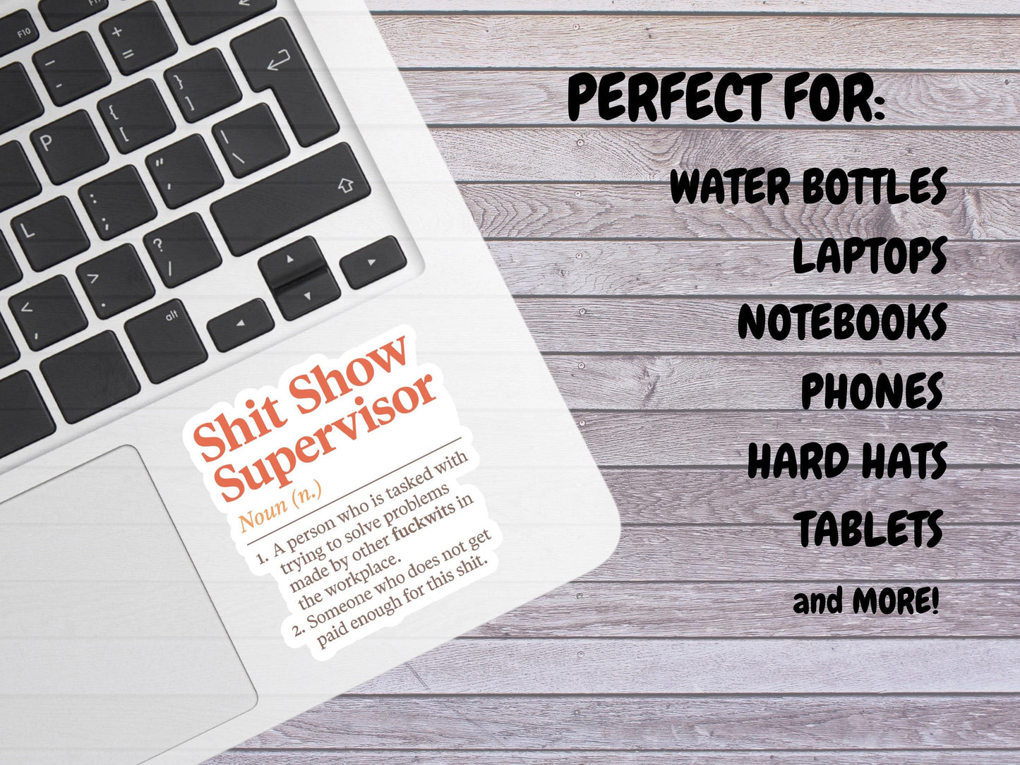 Shit Show Supervisor Definition Sticker