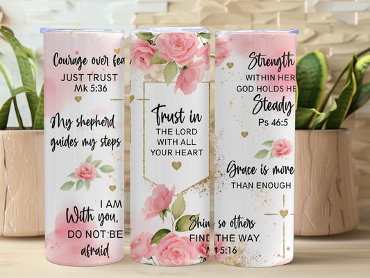 Trust In The Lord With All Your Heart 20oz Tumbler