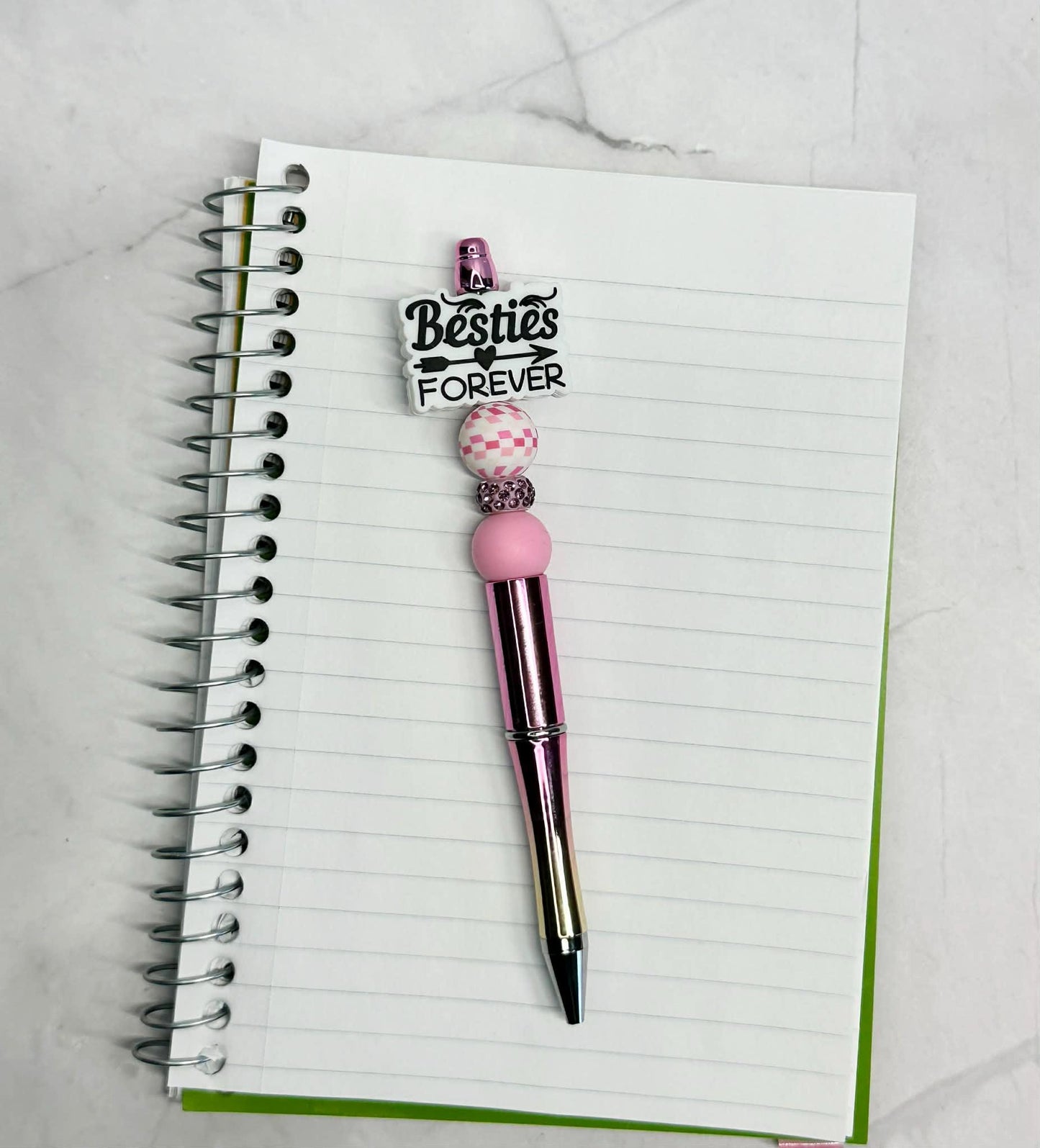 Besties Forever Beaded Ink Pen
