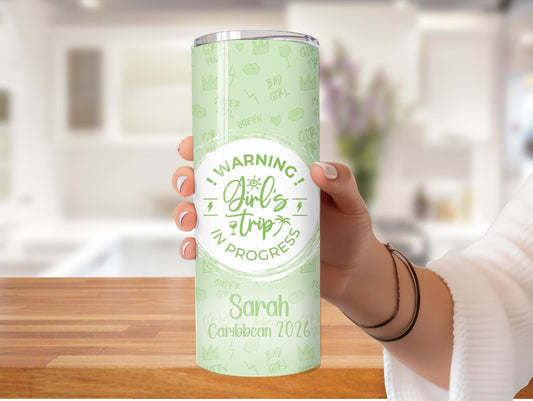 Wild One Girls Trip Personalized 20oz Tumbler
