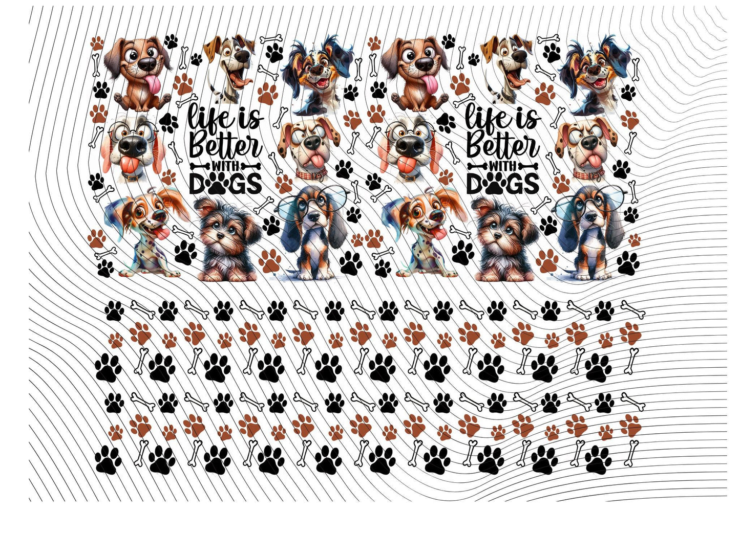 Life Is Better With Dogs 40oz Tumbler