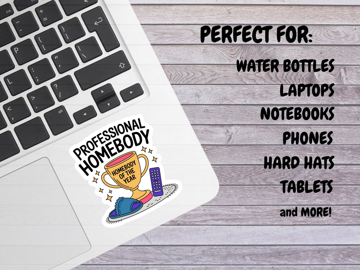 Professional Homebody Sticker