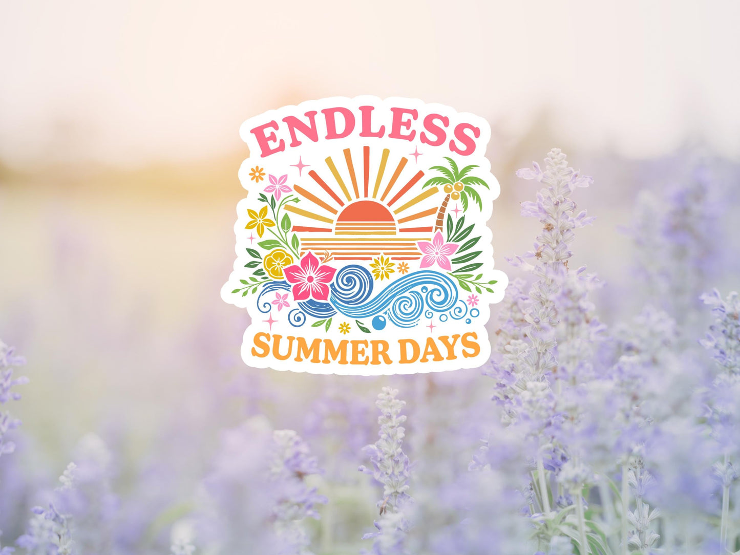Endless Summer Days Sticker