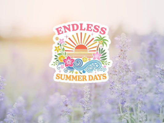 Endless Summer Days Sticker