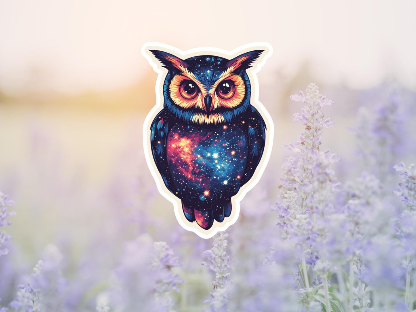 Sci-Fi Owl Sticker