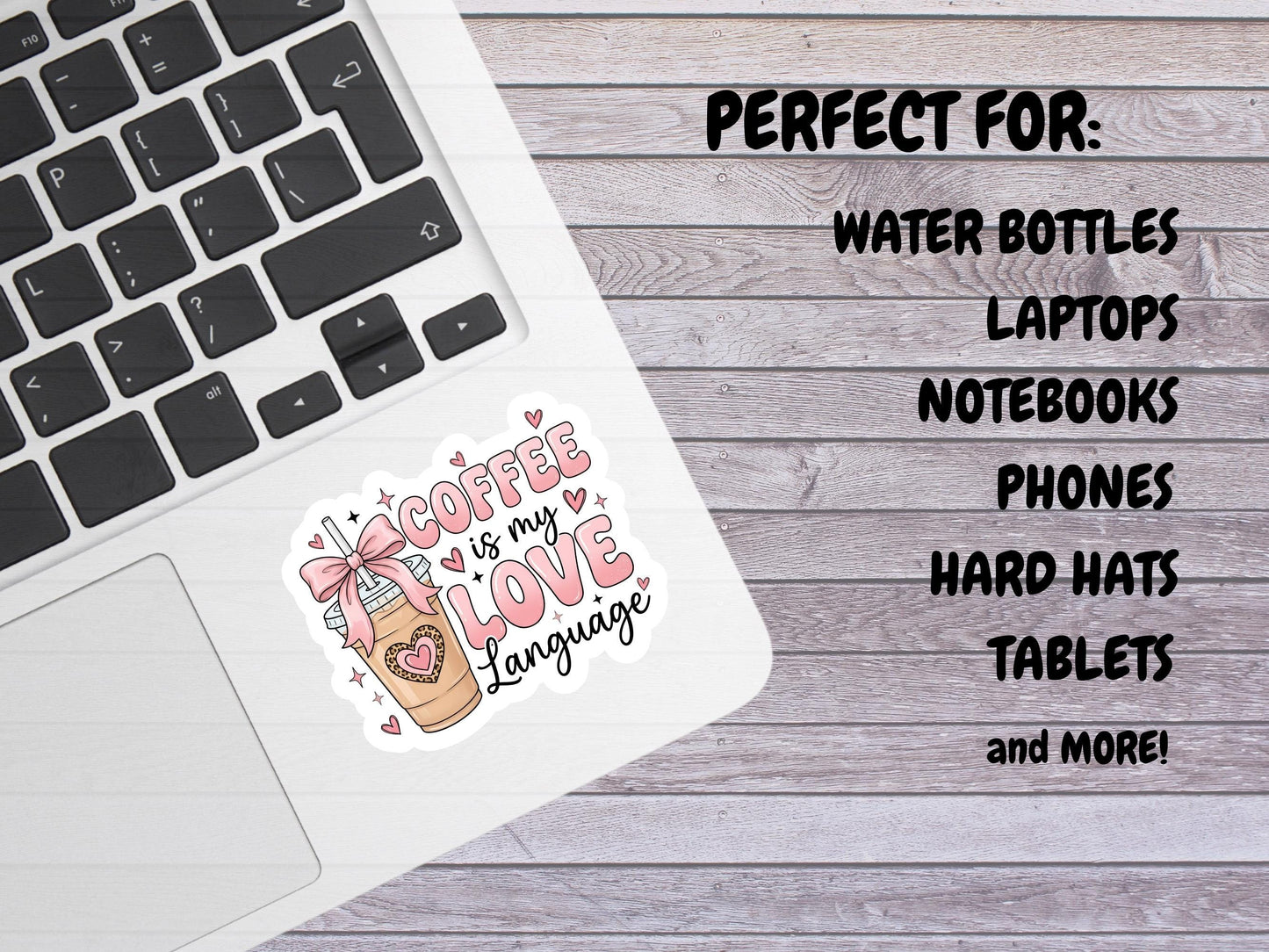 Coffee Is My Love Language Sticker
