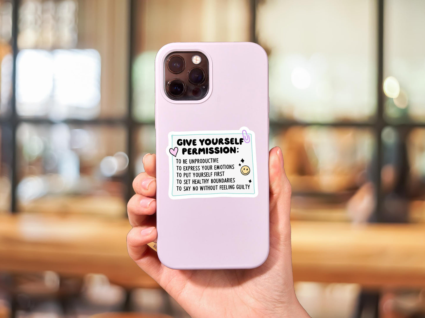 Give Yourself Permission To.. Sticker