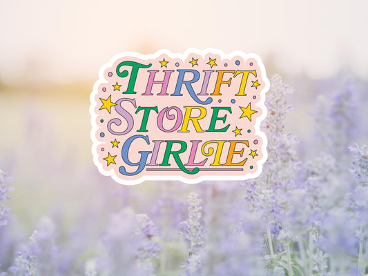 Thrift Store Girlie Sticker