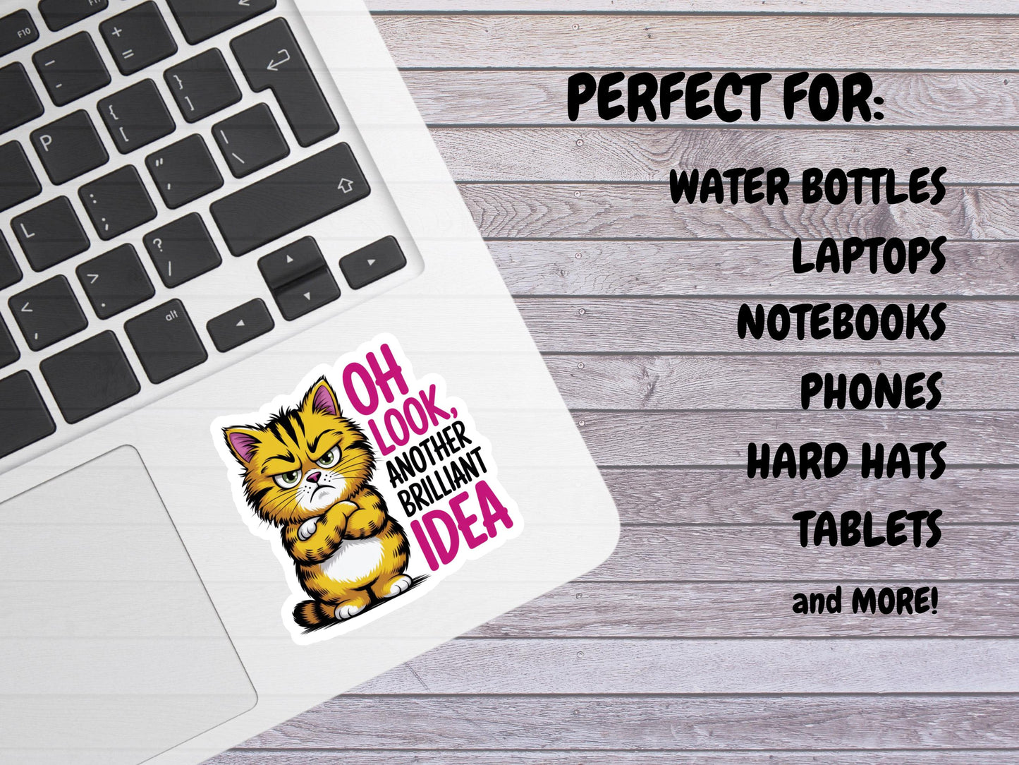 Oh Look, Another Brilliant Idea Cat Sticker