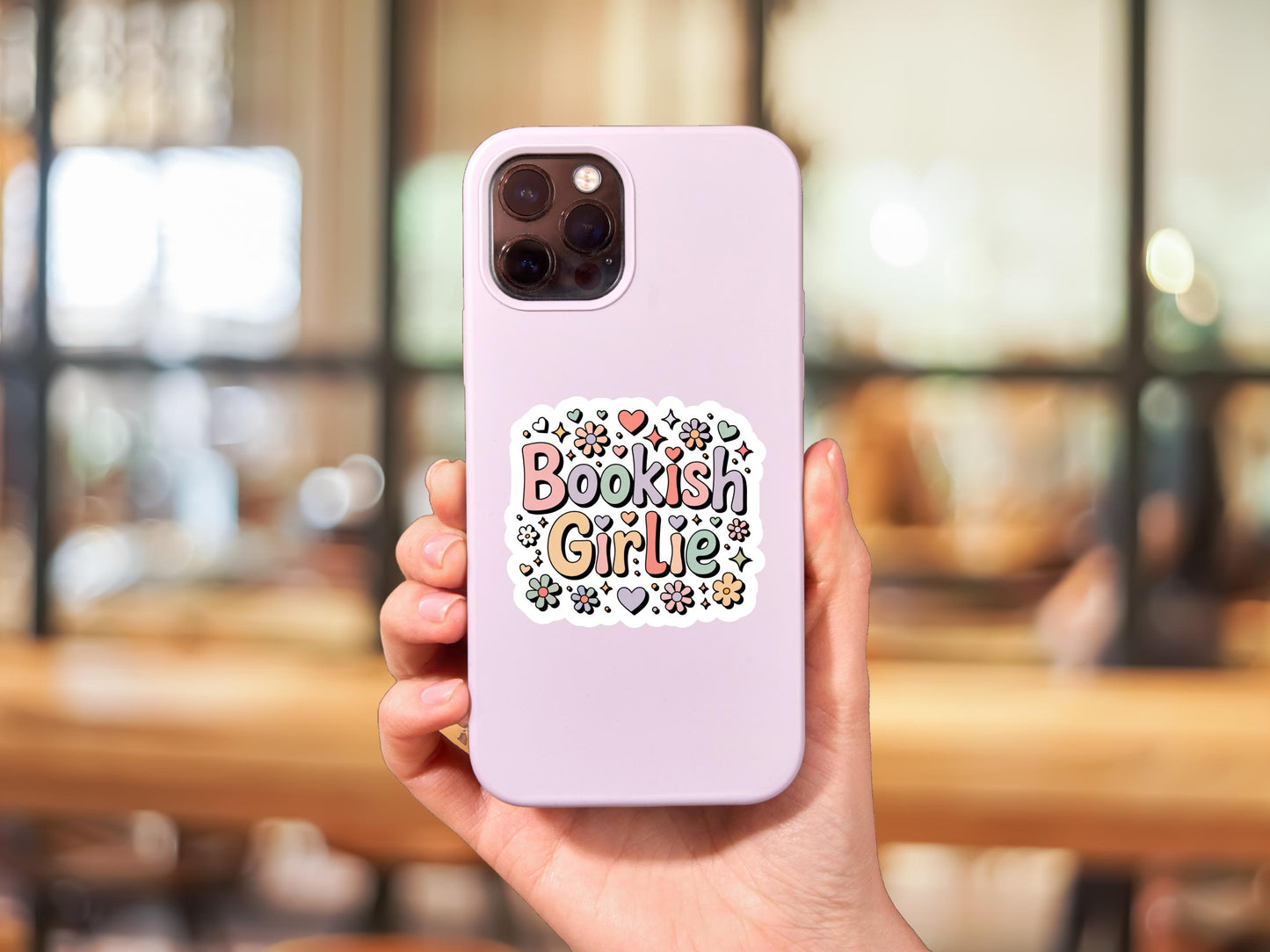 Bookish Girlie Sticker
