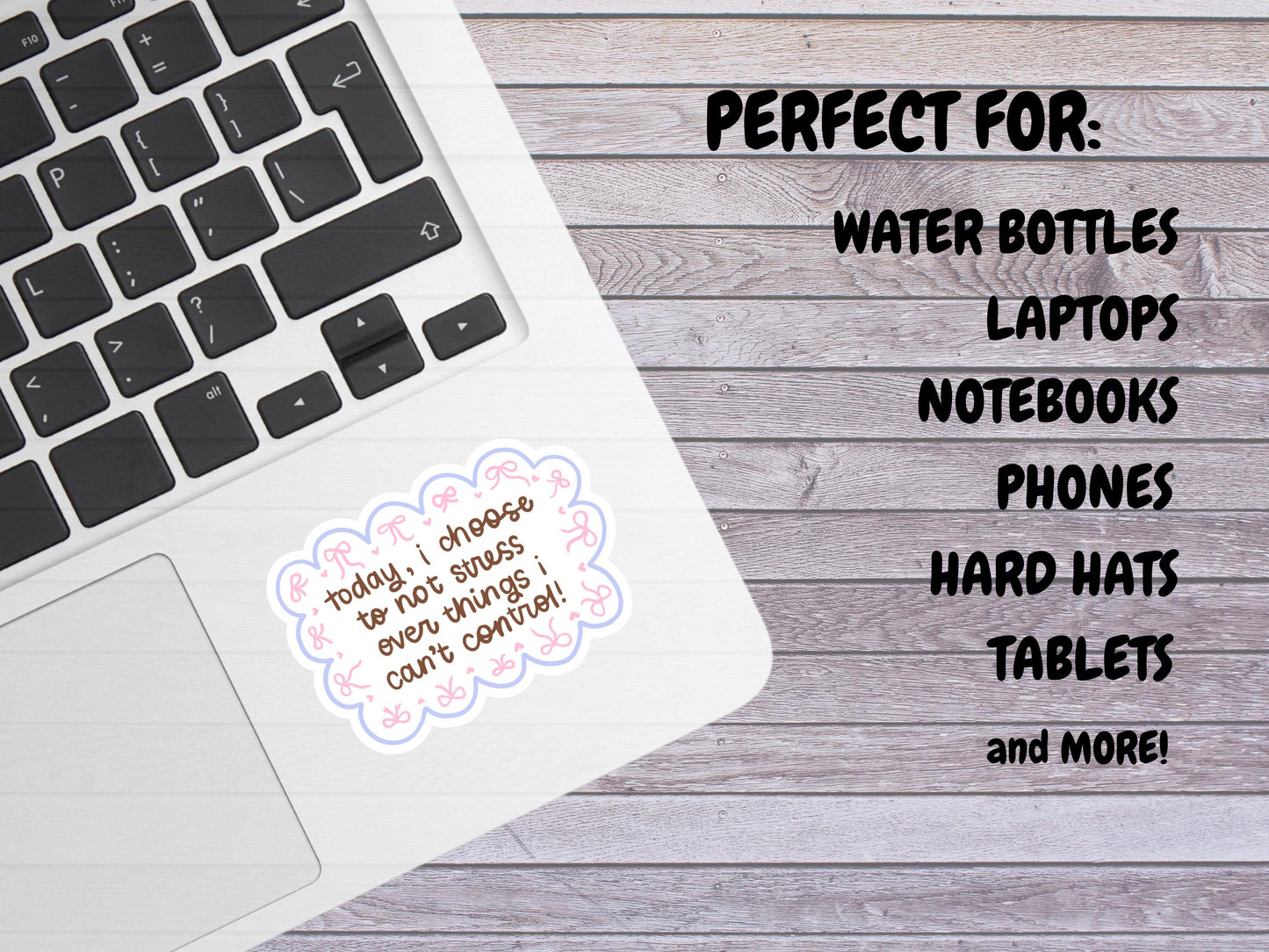 Today I Choose Not To Stress Over Things I Can't Control Sticker