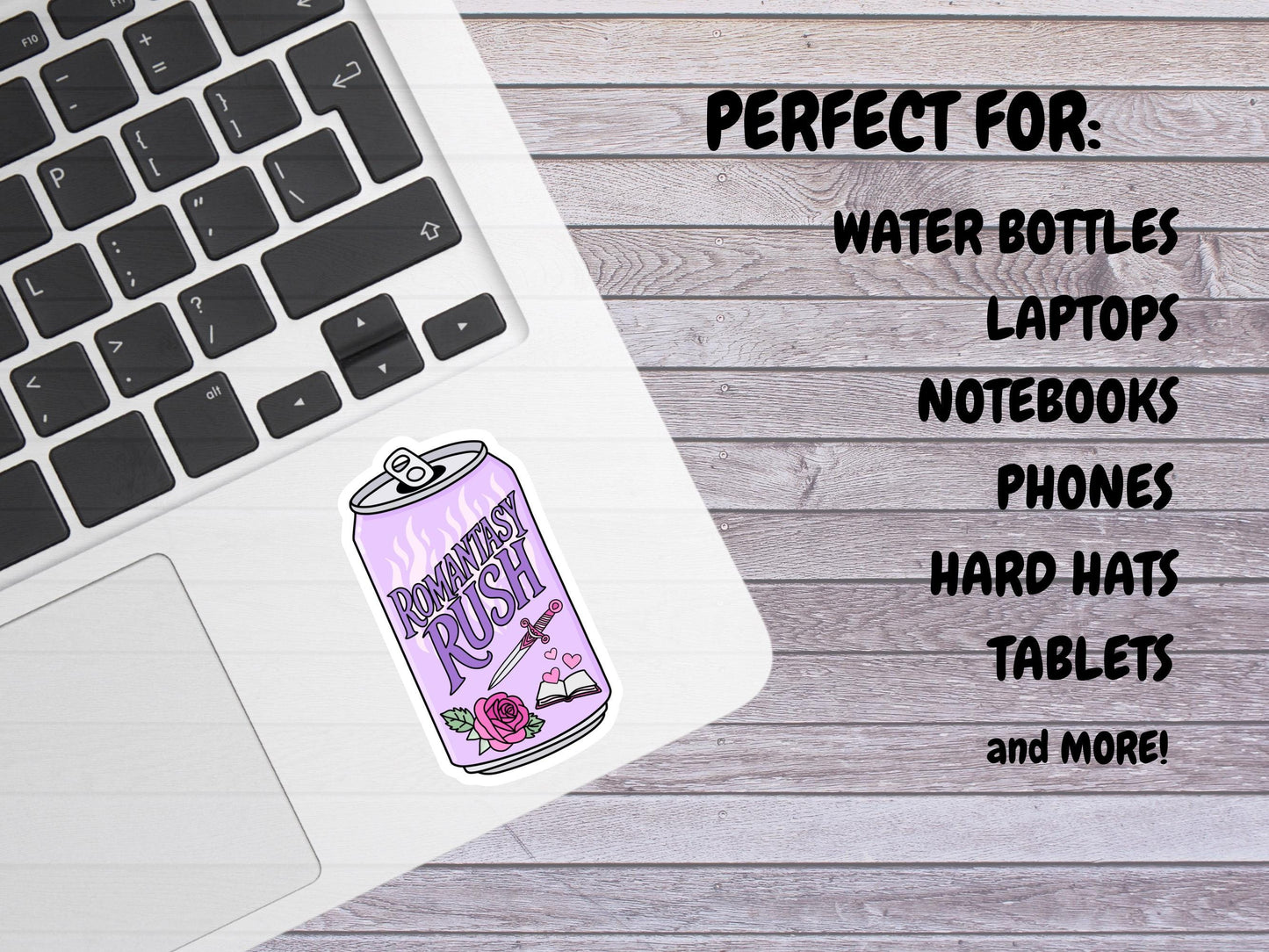 Romantasy Rush Soda Can Sticker