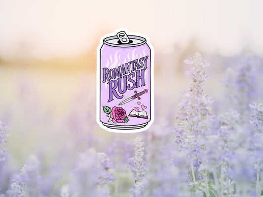 Romantasy Rush Soda Can Sticker