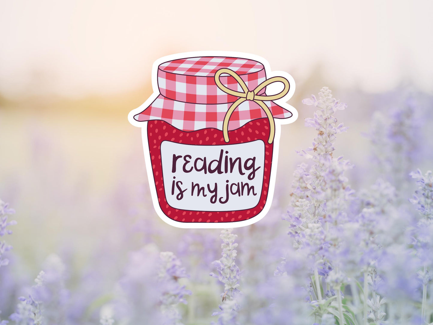 Reading Is My Jam Sticker