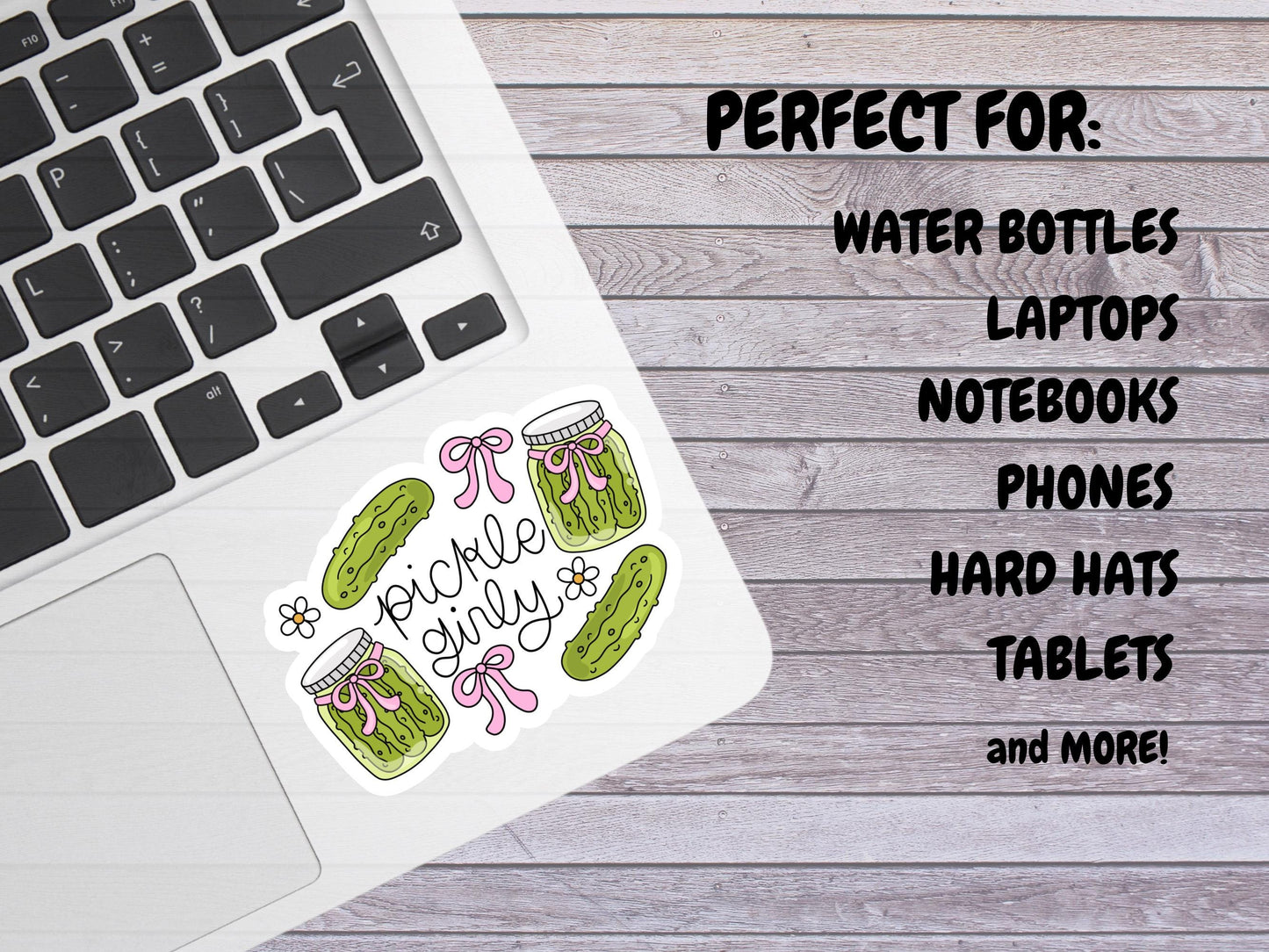 Pickle Girly Sticker