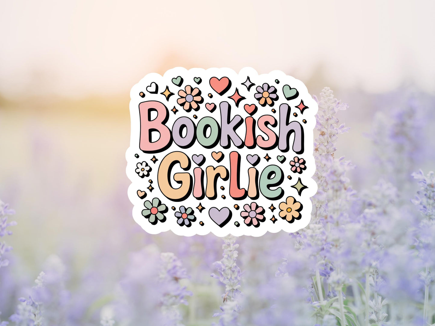 Bookish Girlie Sticker