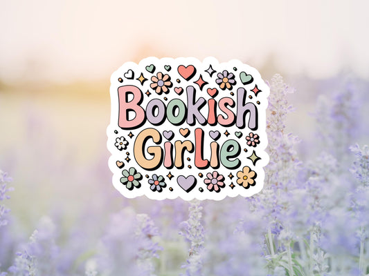 Bookish Girlie Sticker