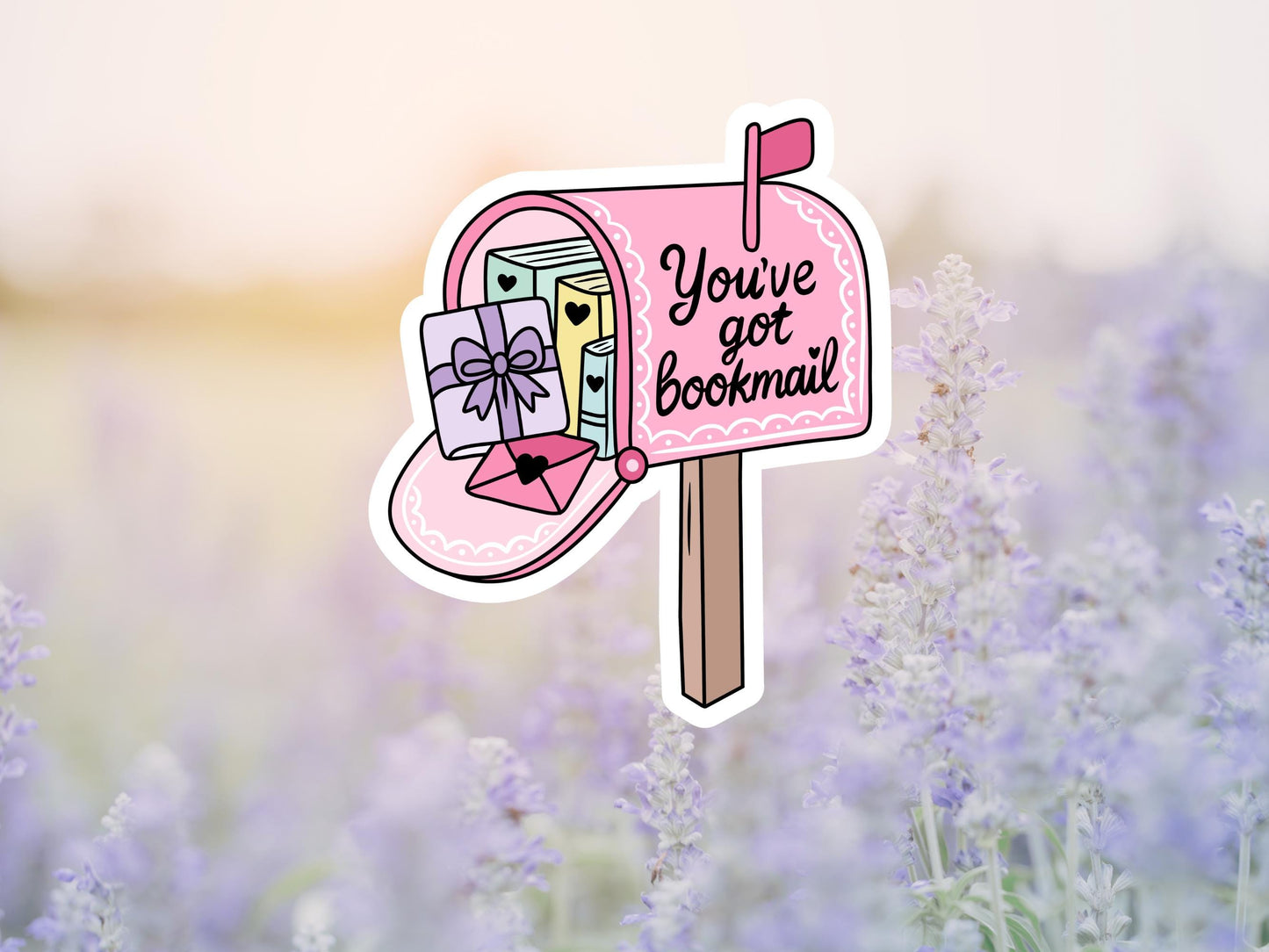 You've Got Bookmail Mailbox Sticker