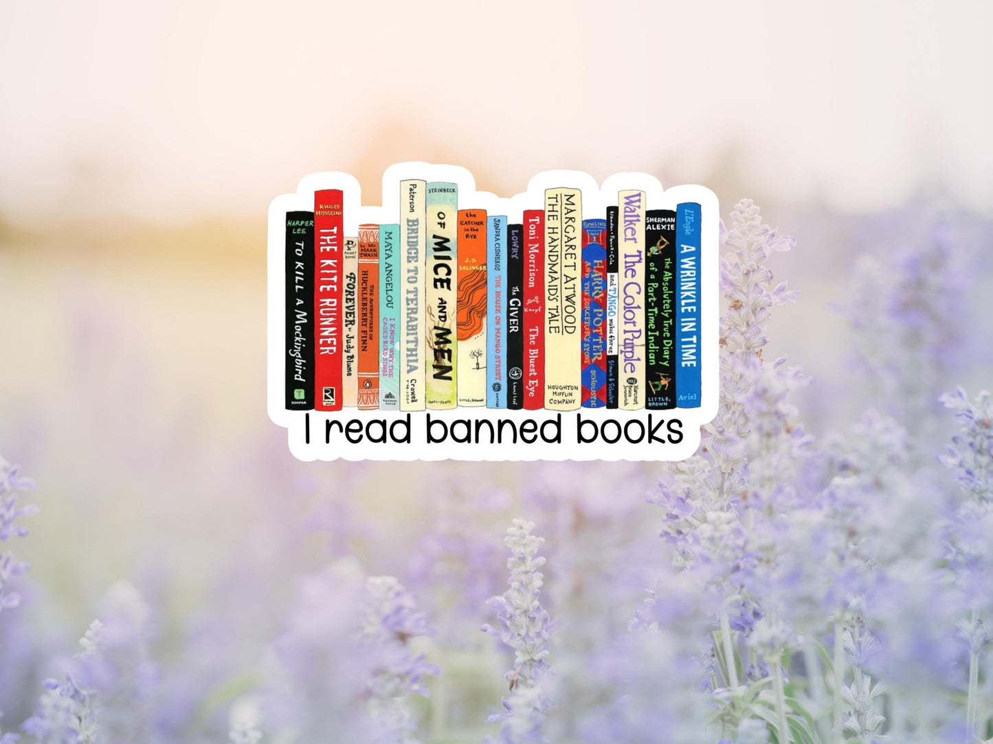 I Read Banned Books Sticker