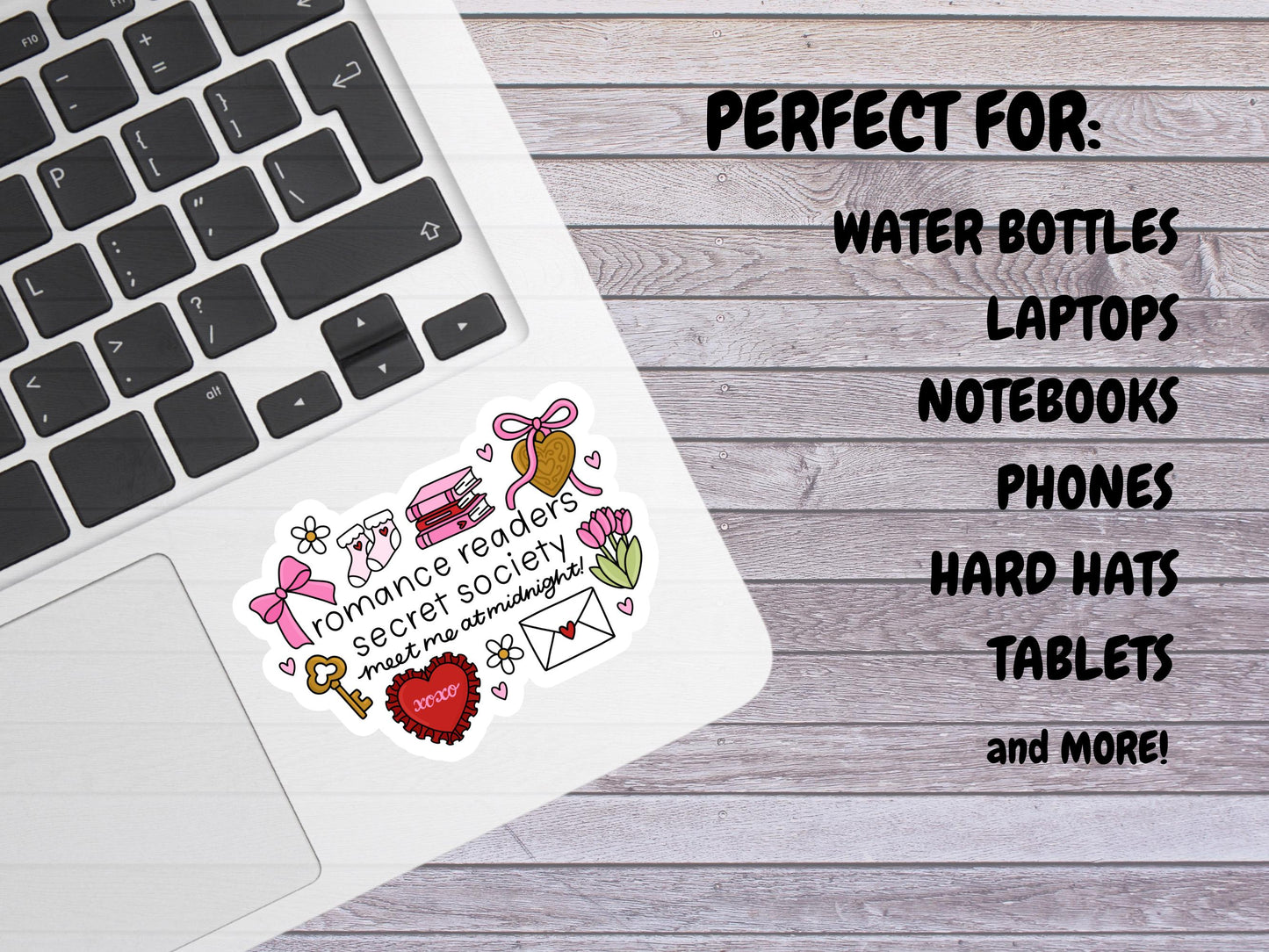 Girly Romance Readers Secret Society Sticker