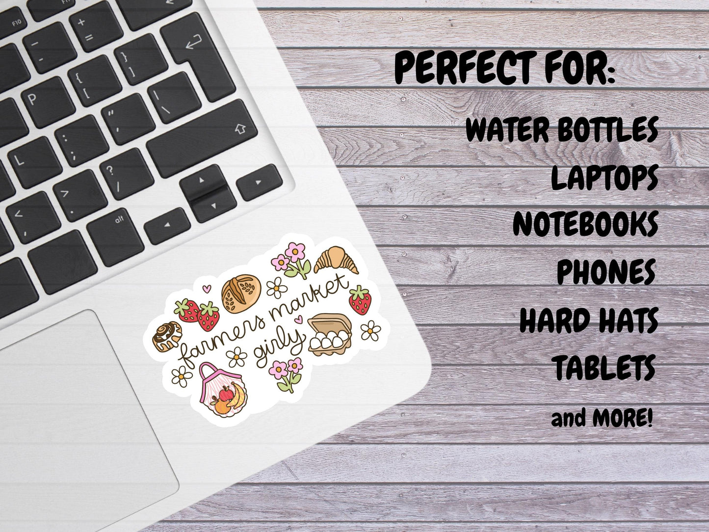 Farmers Market Girly Sticker
