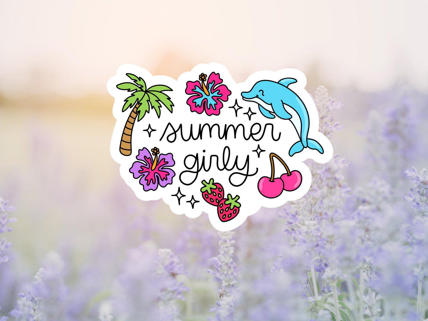 Summer Girly Sticker