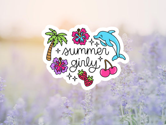 Summer Girly Sticker