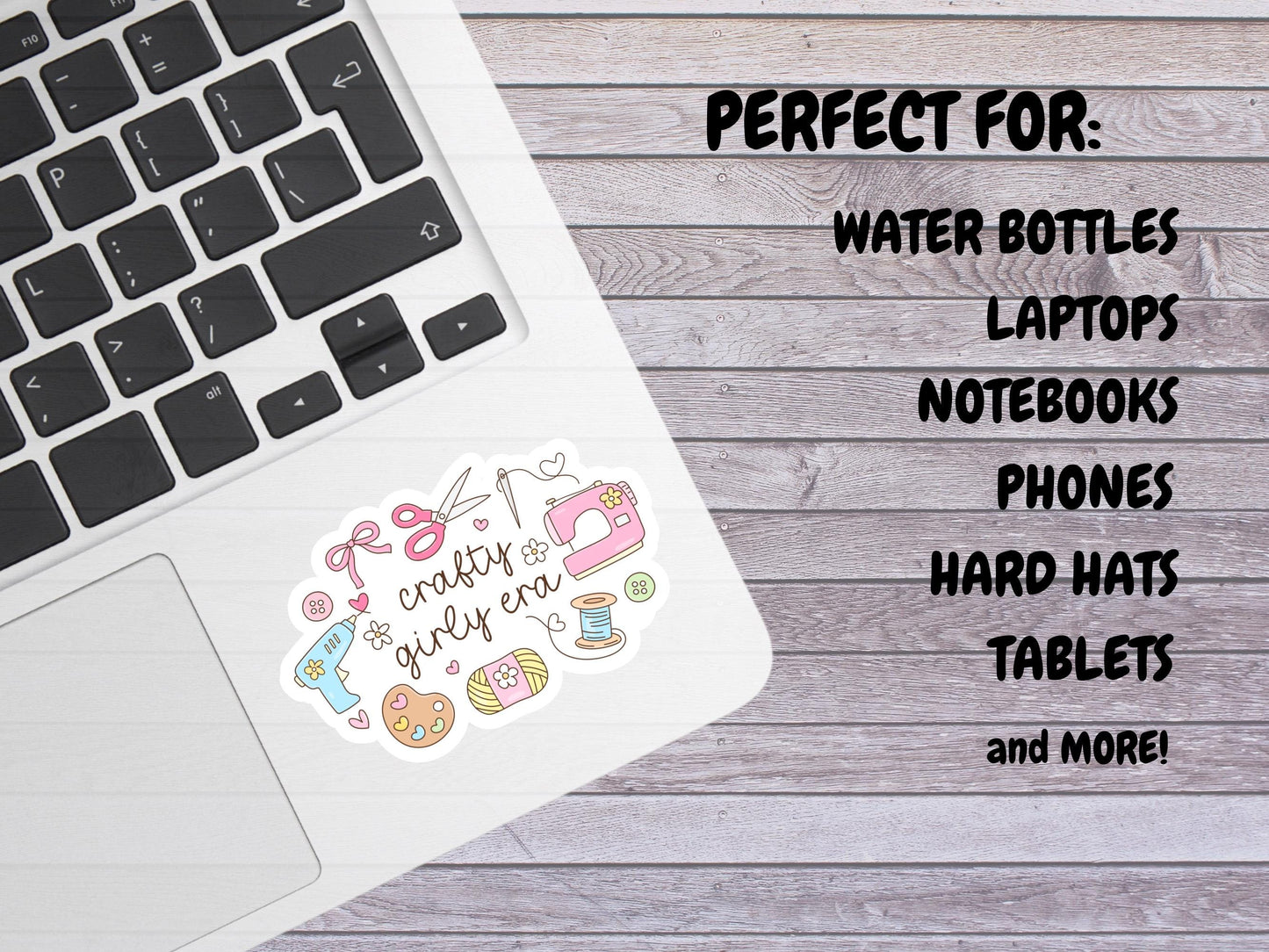 Crafty Girly Era Sticker