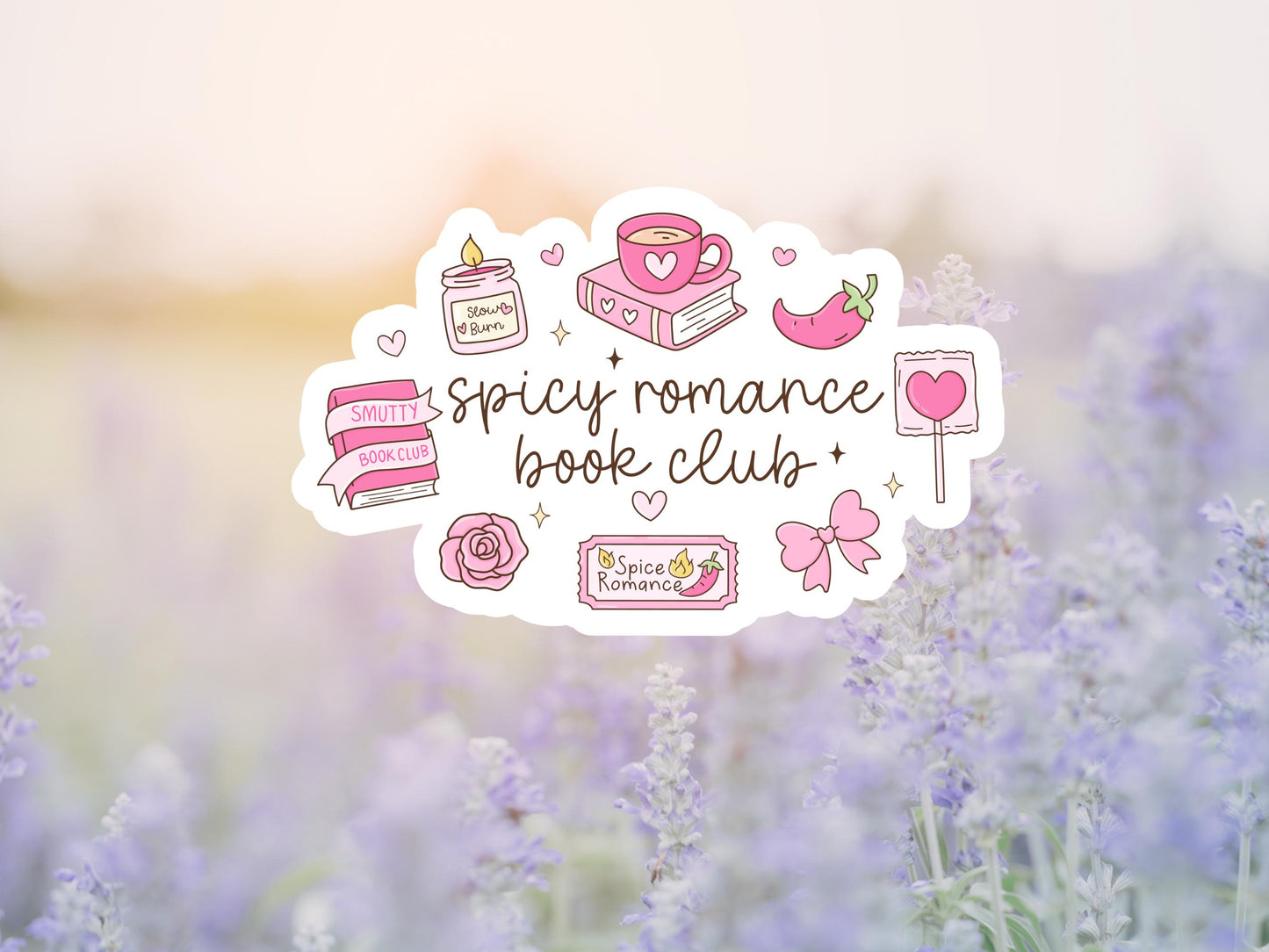 Spicy Romance Book Club Sticker