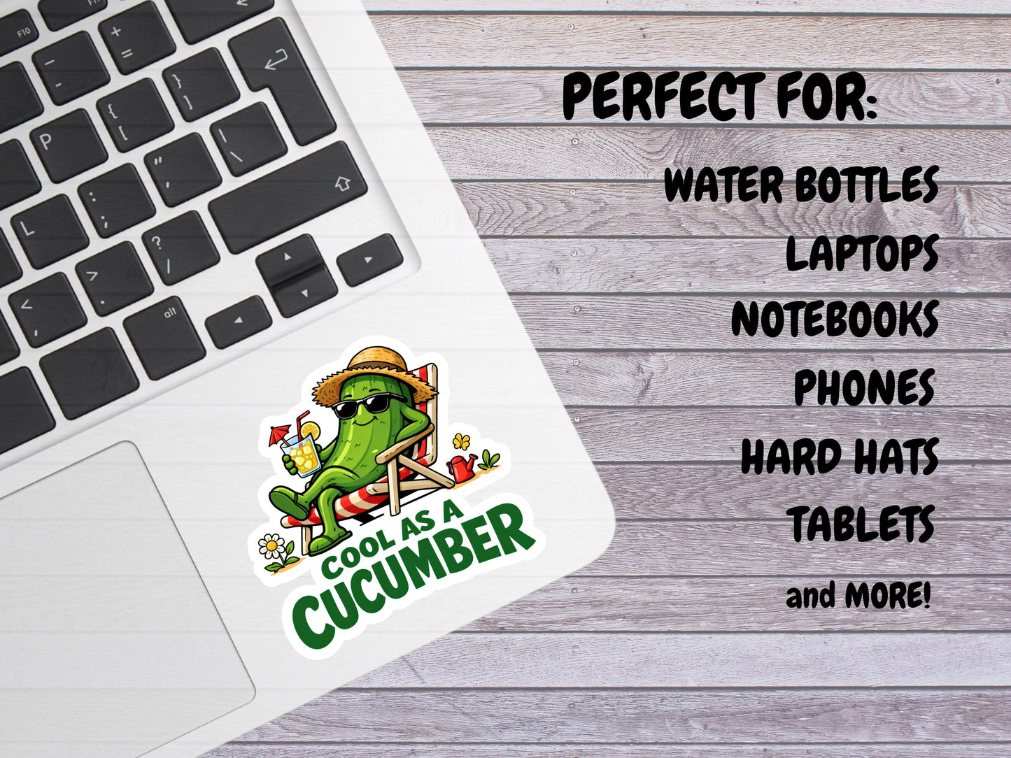 Cool As A Cucumber Sticker
