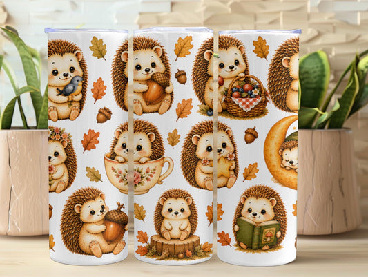 Fall Hedgehog 20oz Tumbler