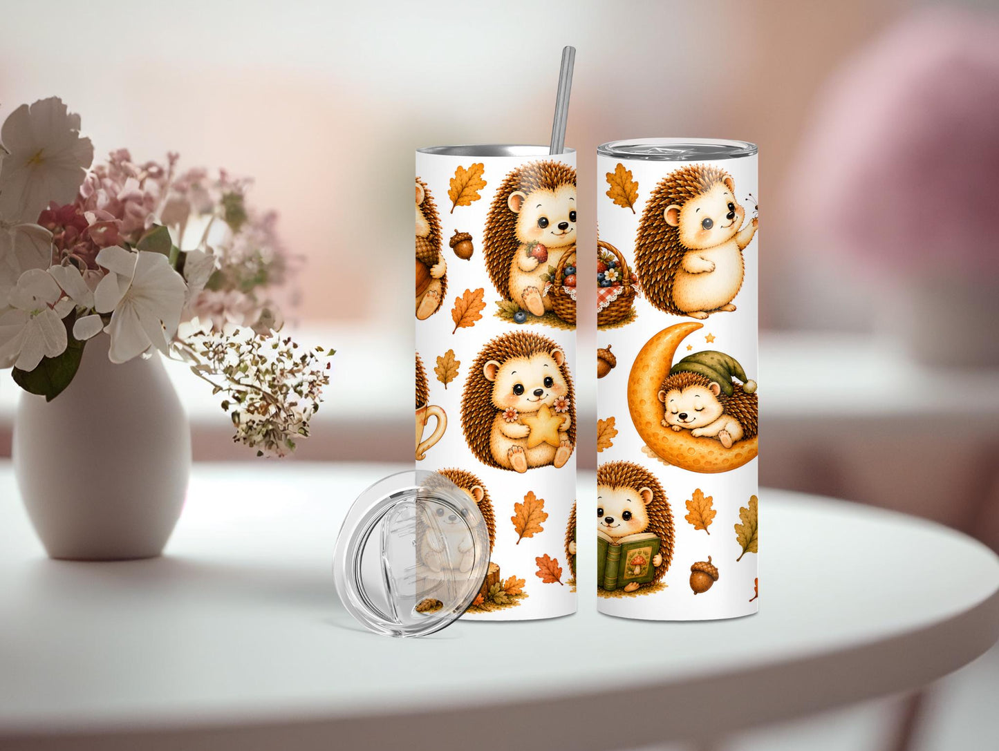 Fall Hedgehog 20oz Tumbler