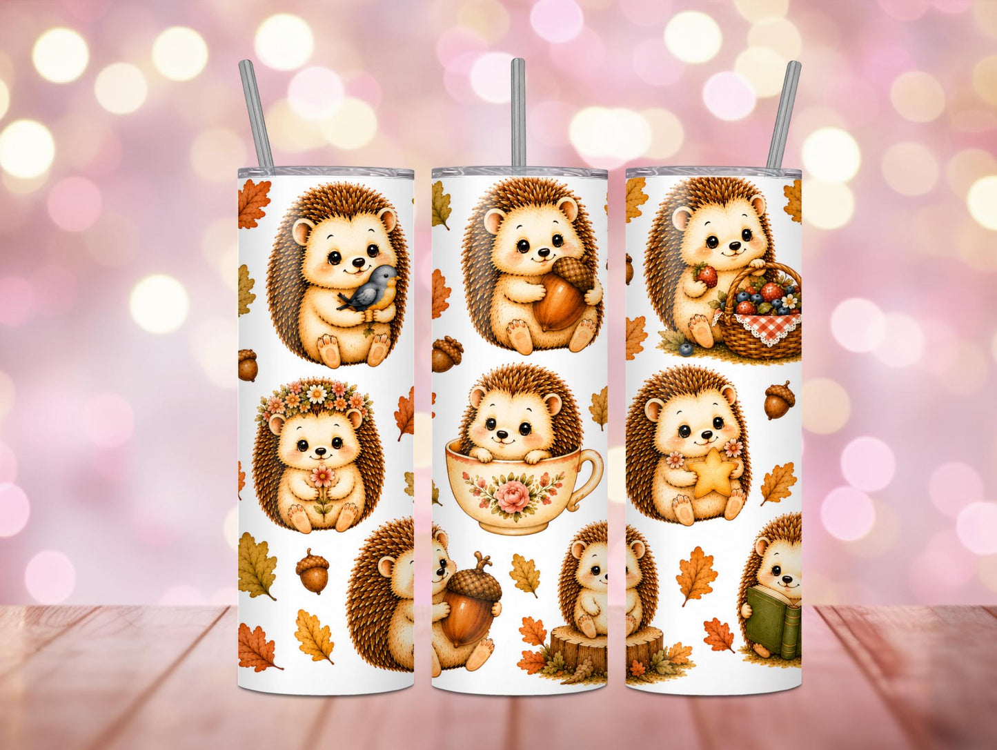 Fall Hedgehog 20oz Tumbler