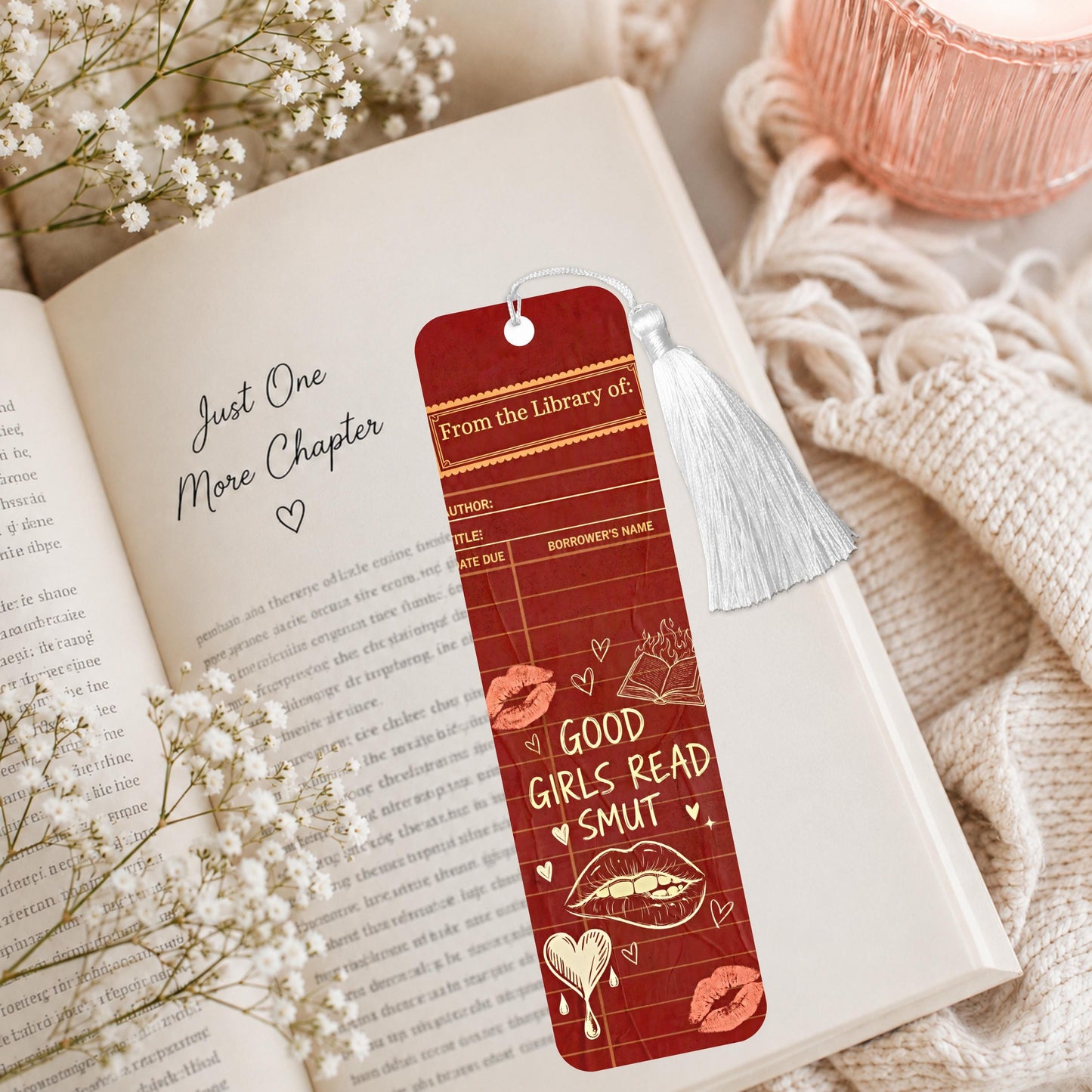 Good GIrls Read Smut Aluminum Bookmark