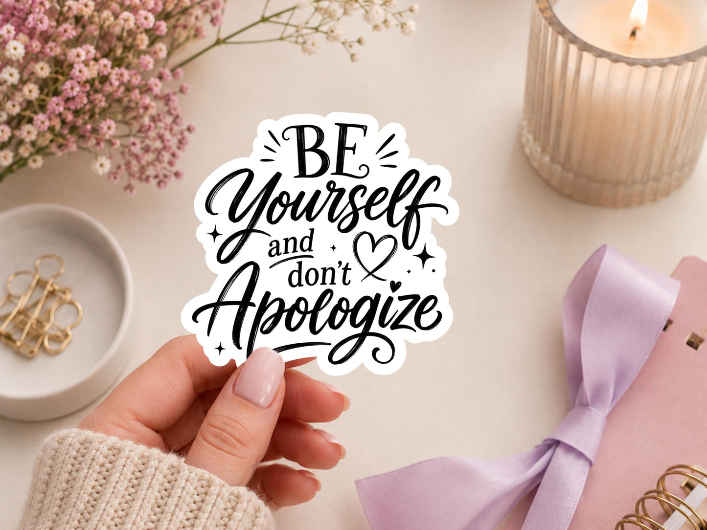 Be Yourself And Don't Apologize Sticker