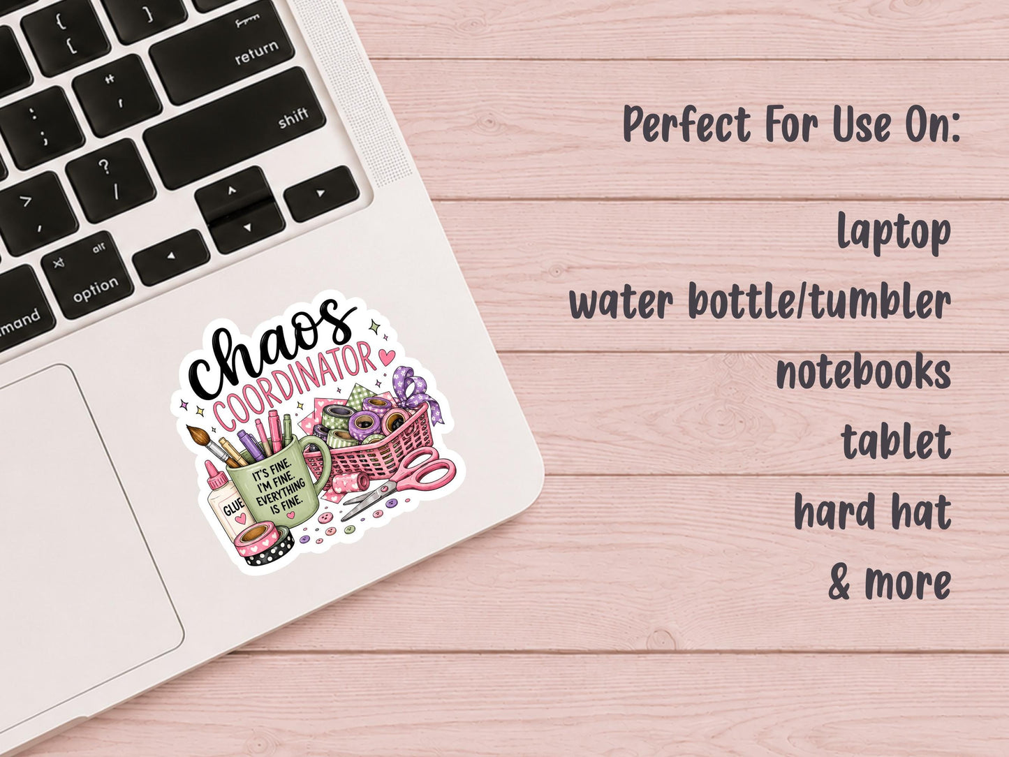 Chaos Coordinator Crafter Sticker