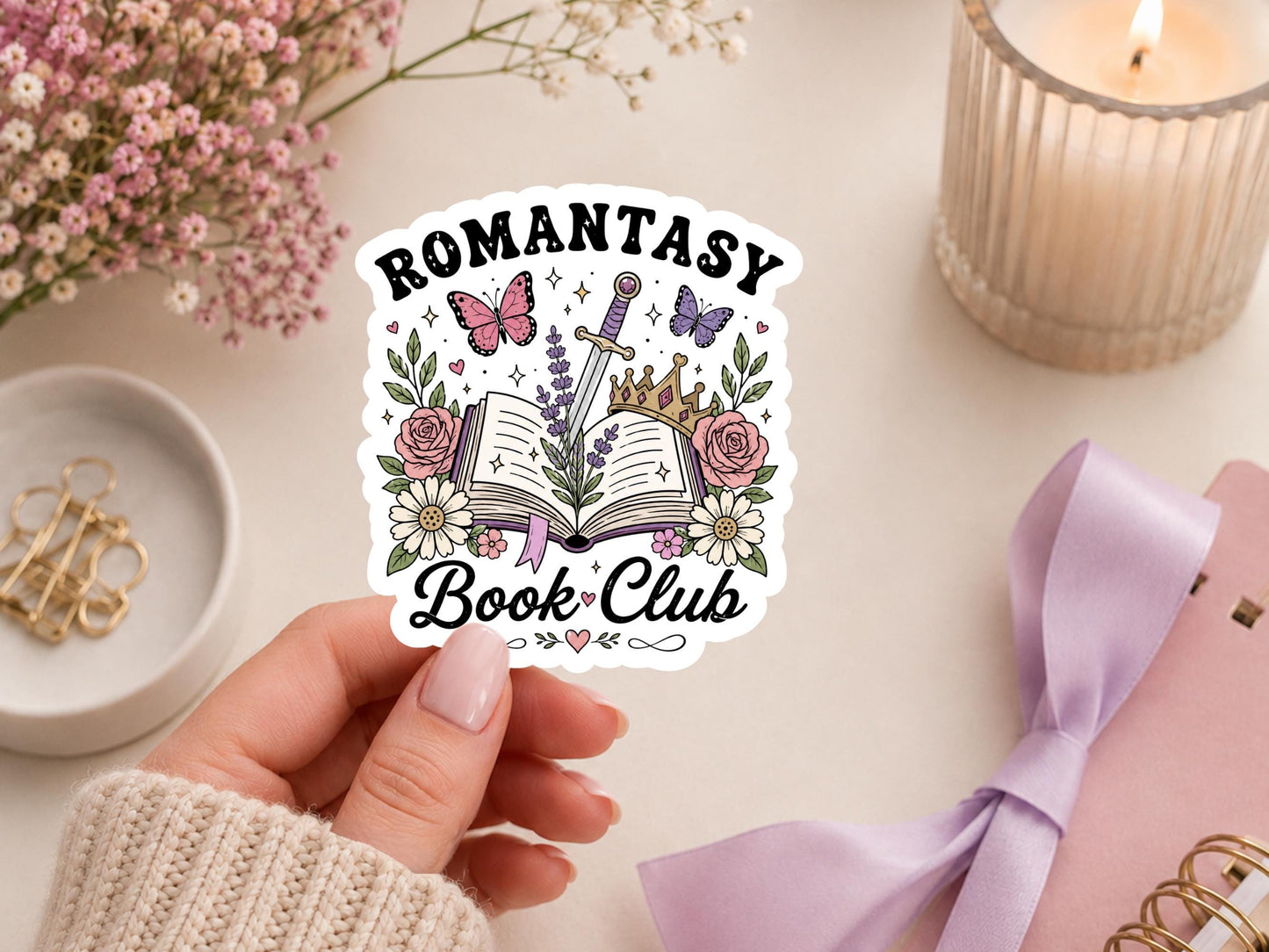 Romantasy Book Club Sticker