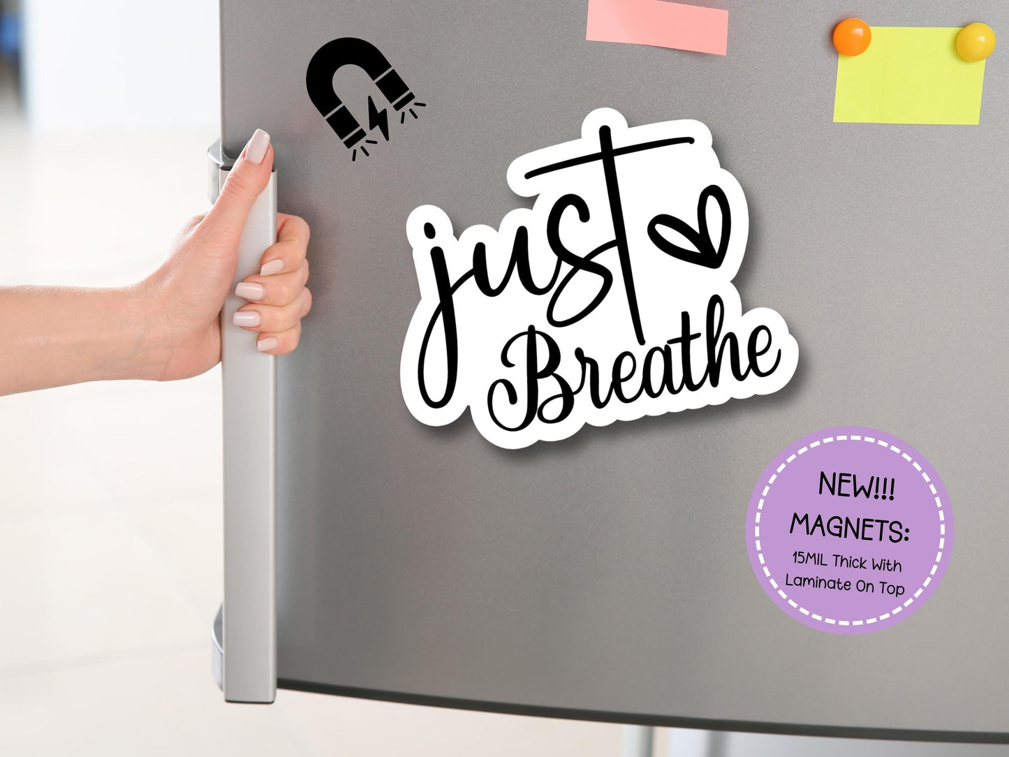 Just Breathe Magnet