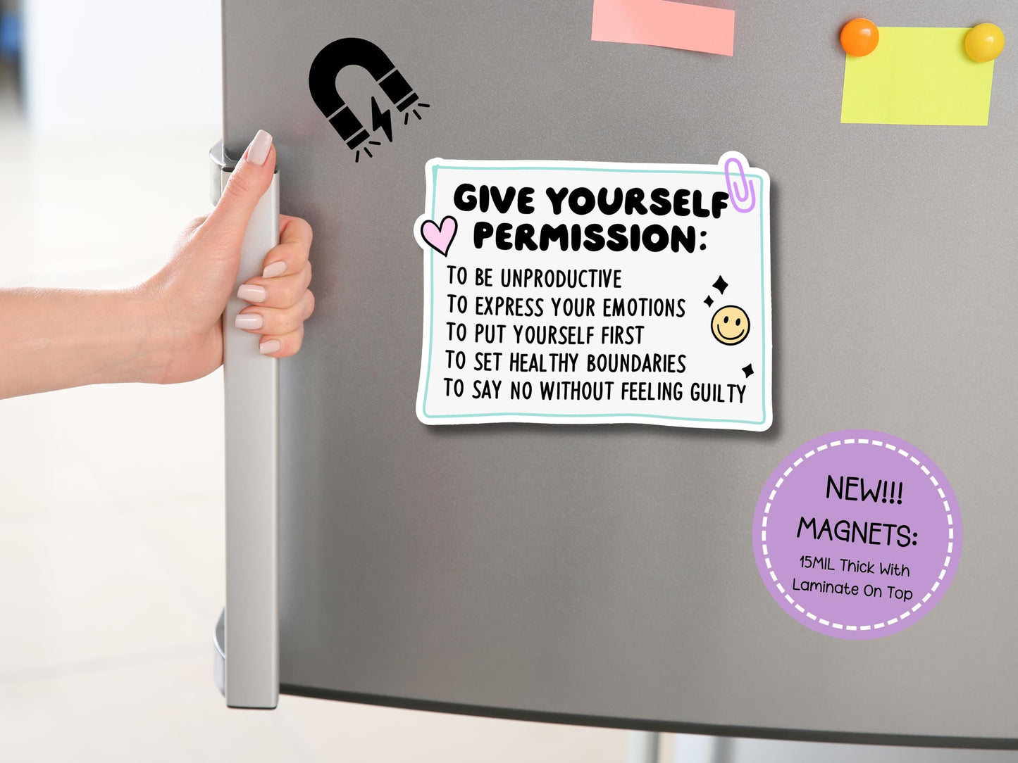Give Yourself Permission Magnet