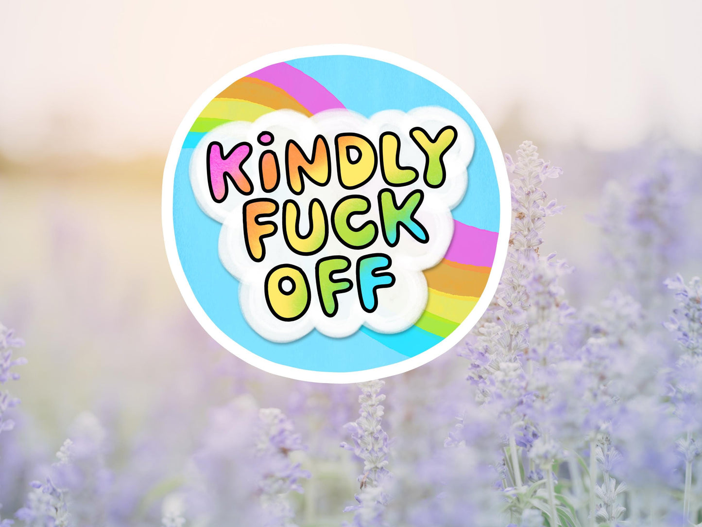 Kindly Fuck Off Sticker