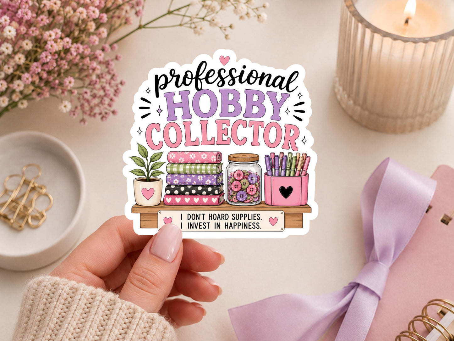 Professional Hobby Collector Sticker