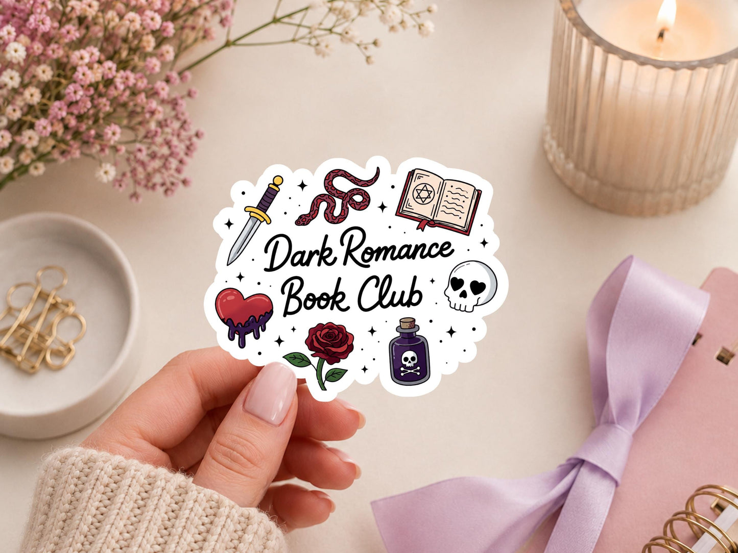 Dark Romance Book Club Sticker