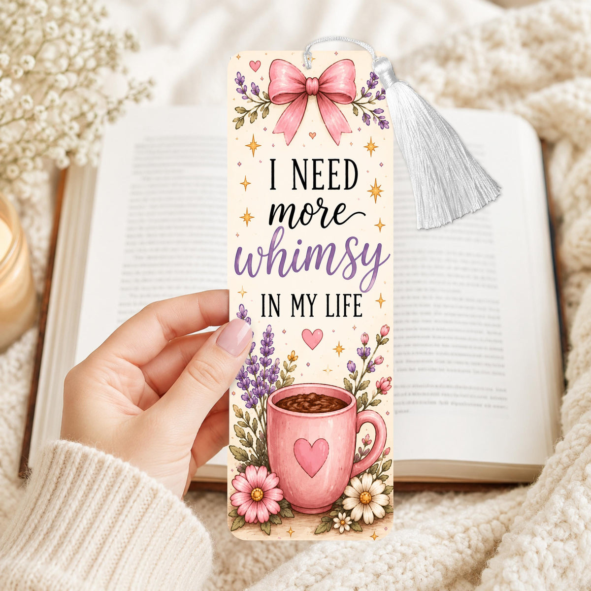 I Need More Whimsy In My Life Aluminum Bookmark