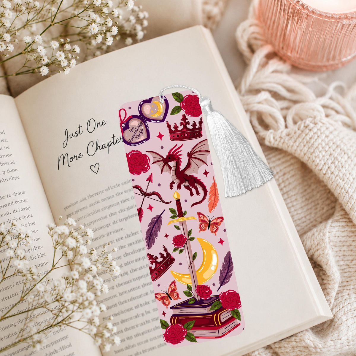 Eternal Romance Dragon Aluminum Bookmark