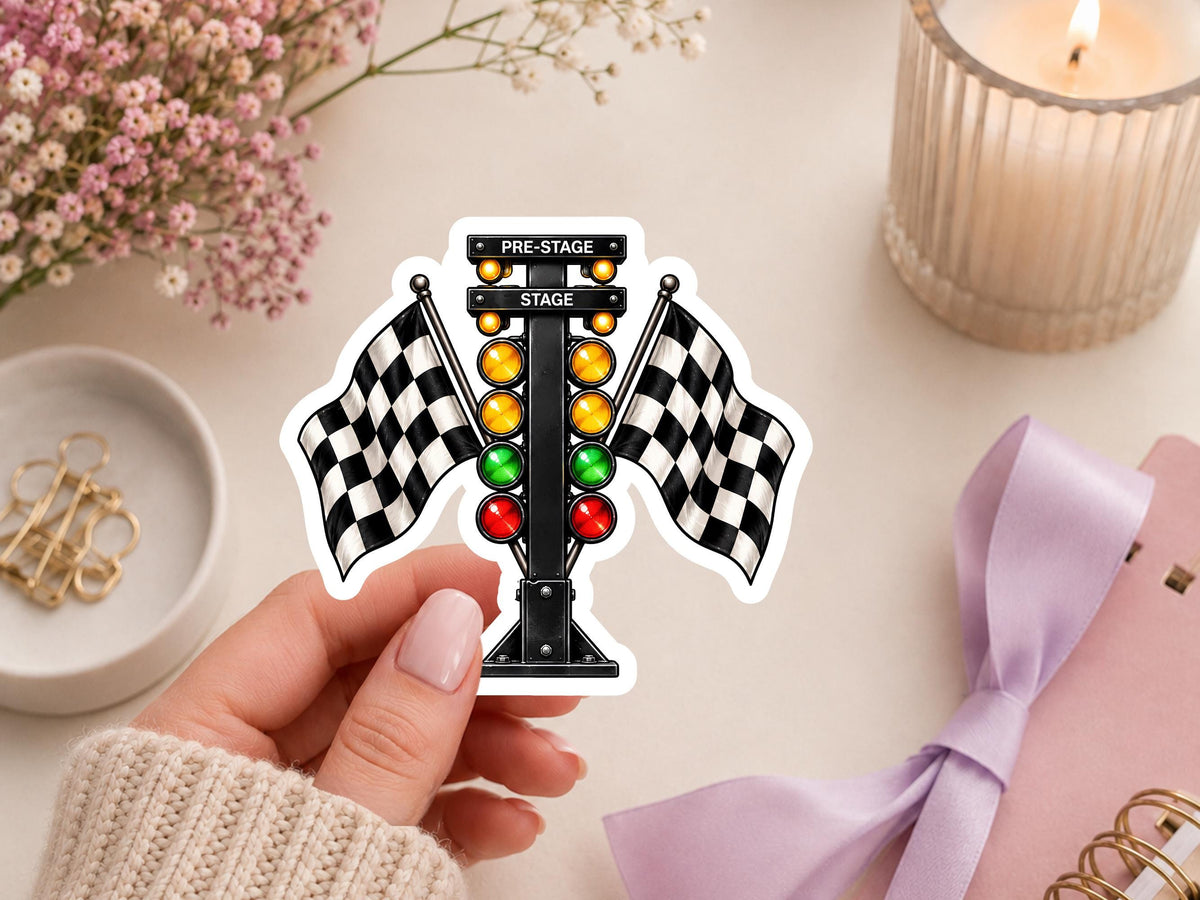 Racing Light Tree Sticker
