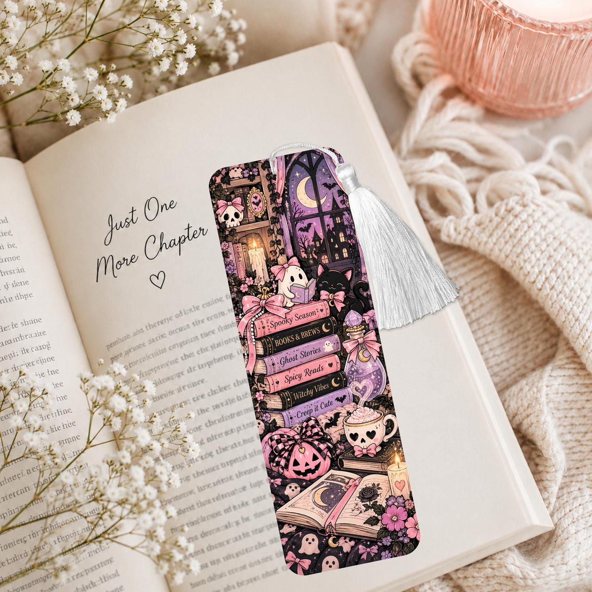 Bookish Sweet & Spooky Halloween Aluminum Bookmark