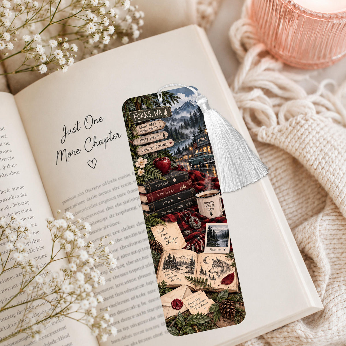 Vampire Romance Aluminum Bookmark