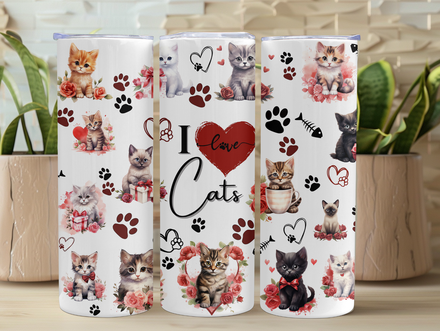 I Love Cats 20oz Tumbler